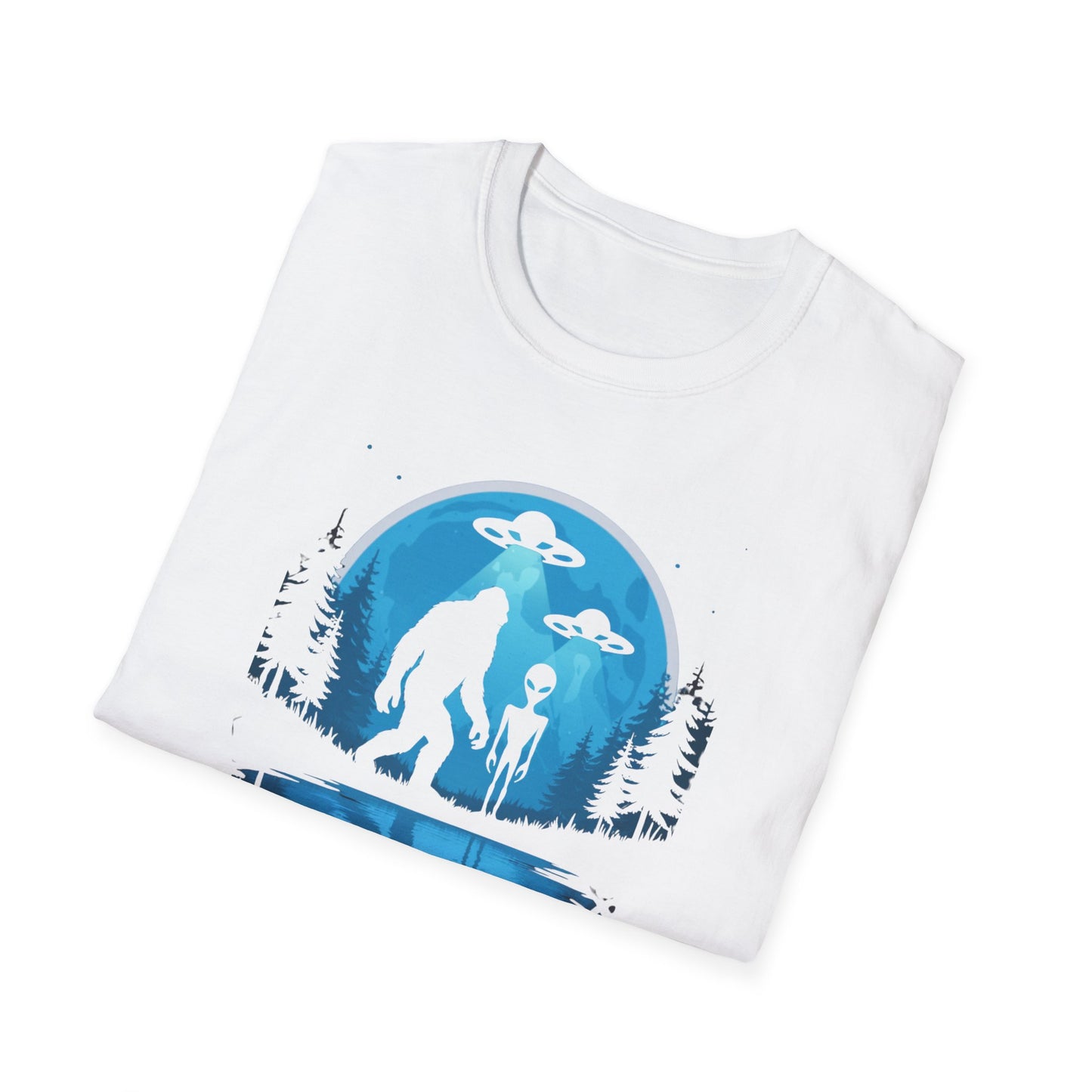 Alien Sasquatch Peace T-Shirt