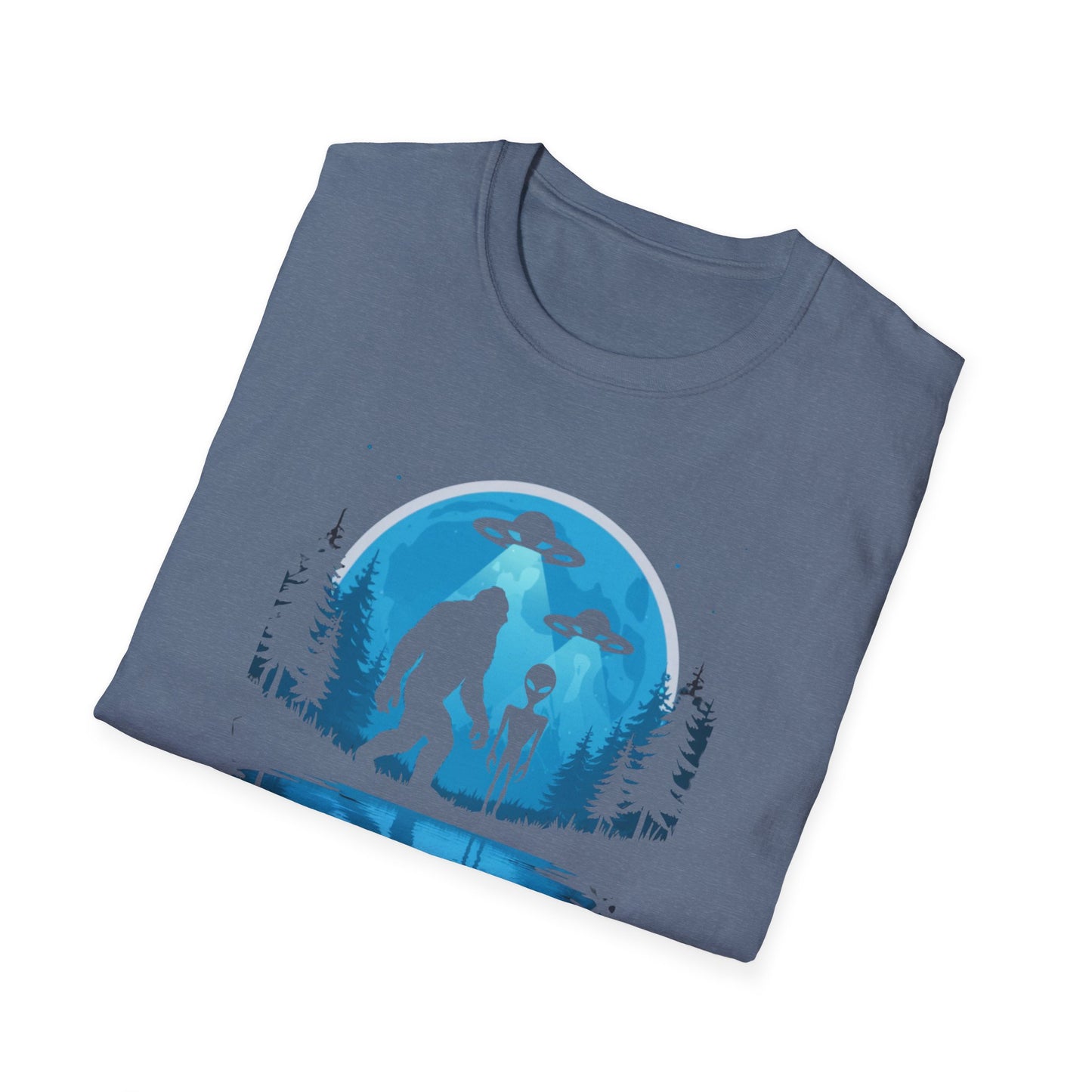 Alien Sasquatch Peace T-Shirt