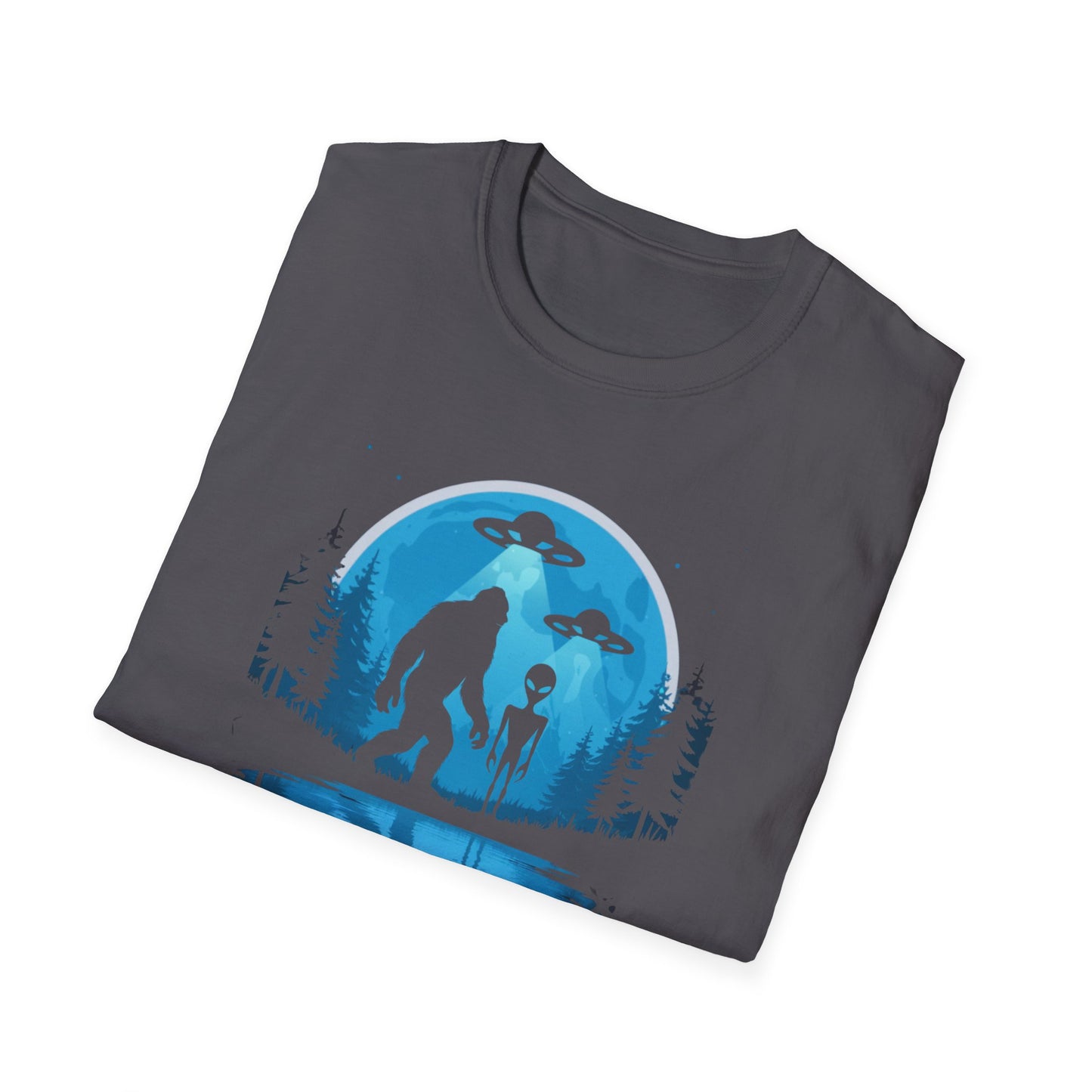 Alien Sasquatch Peace T-Shirt