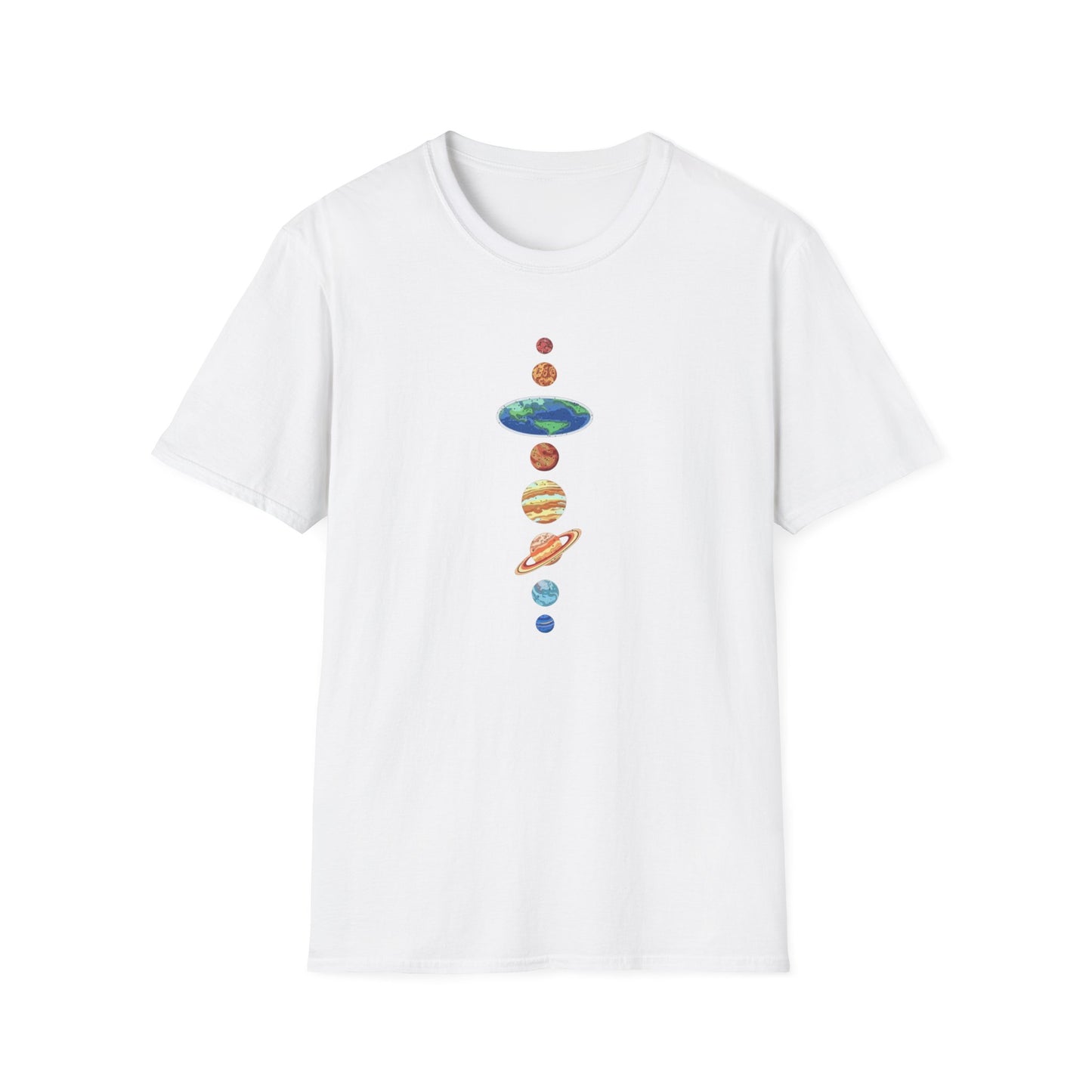 Flat Earth Solar System T-Shirt