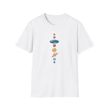 Flat Earth Solar System T-Shirt