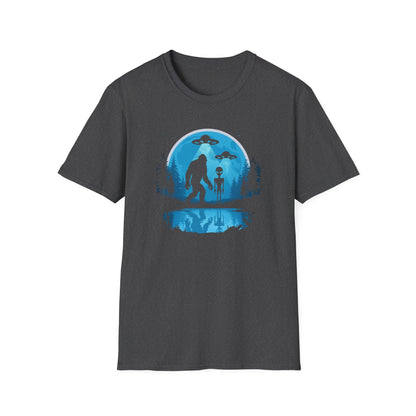 Alien Sasquatch Peace T-Shirt