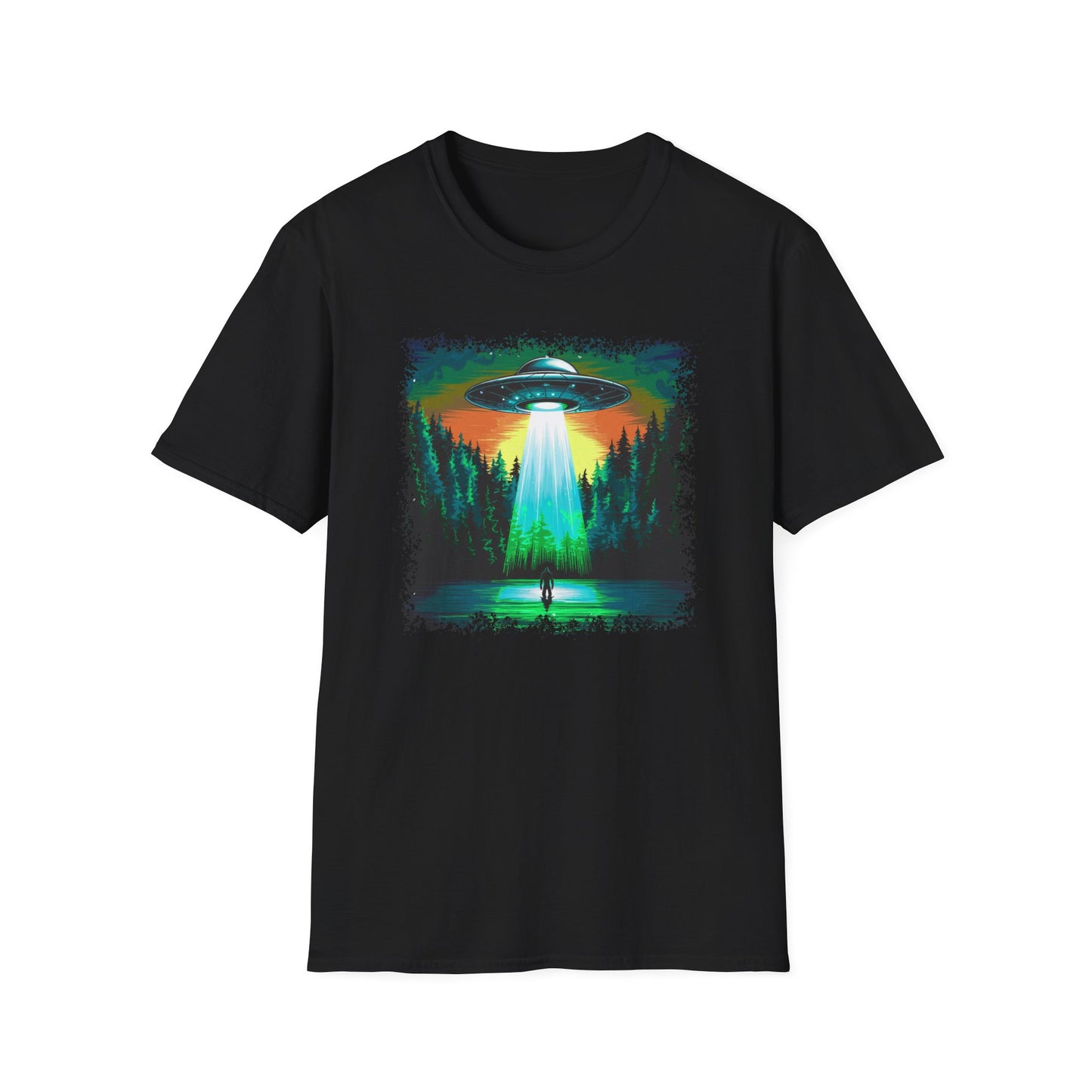 Alien Sasquatch Lake T-Shirt