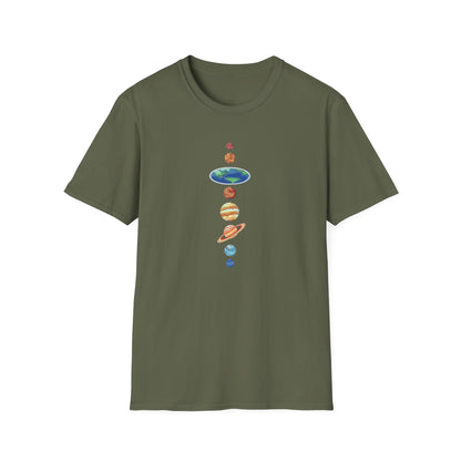 Flat Earth Solar System T-Shirt