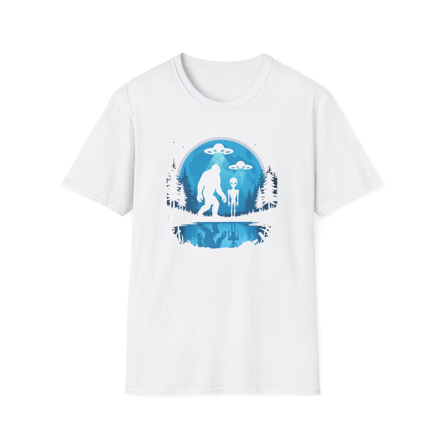 Alien Sasquatch Peace T-Shirt