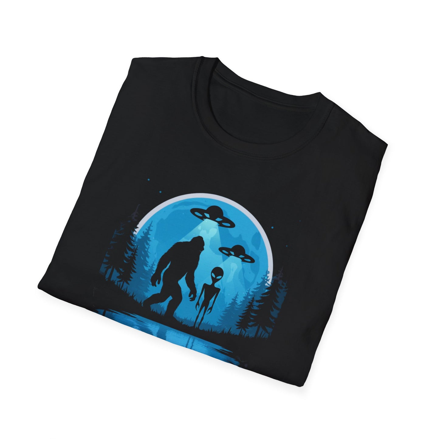 Alien Sasquatch Peace T-Shirt