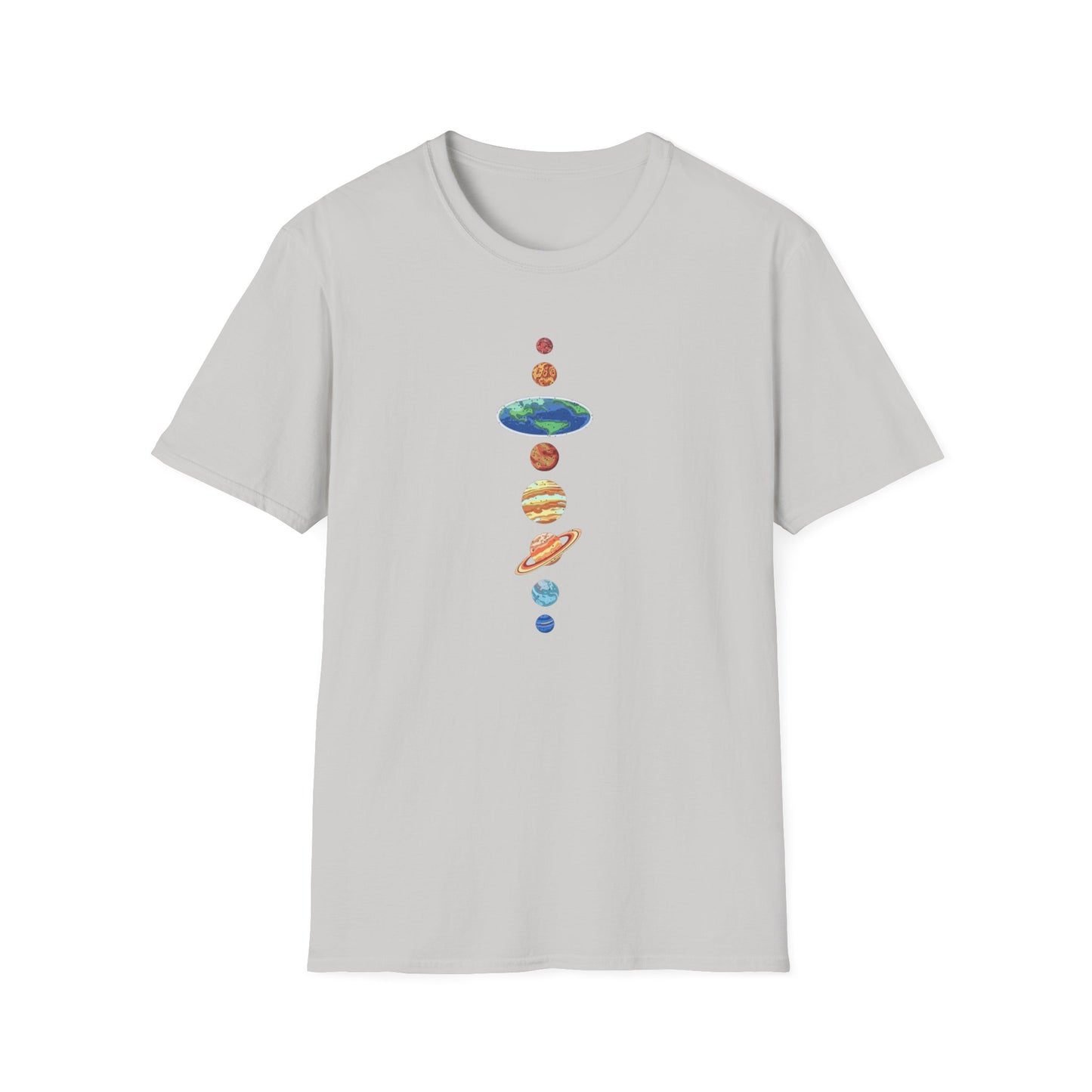 Flat Earth Solar System T-Shirt