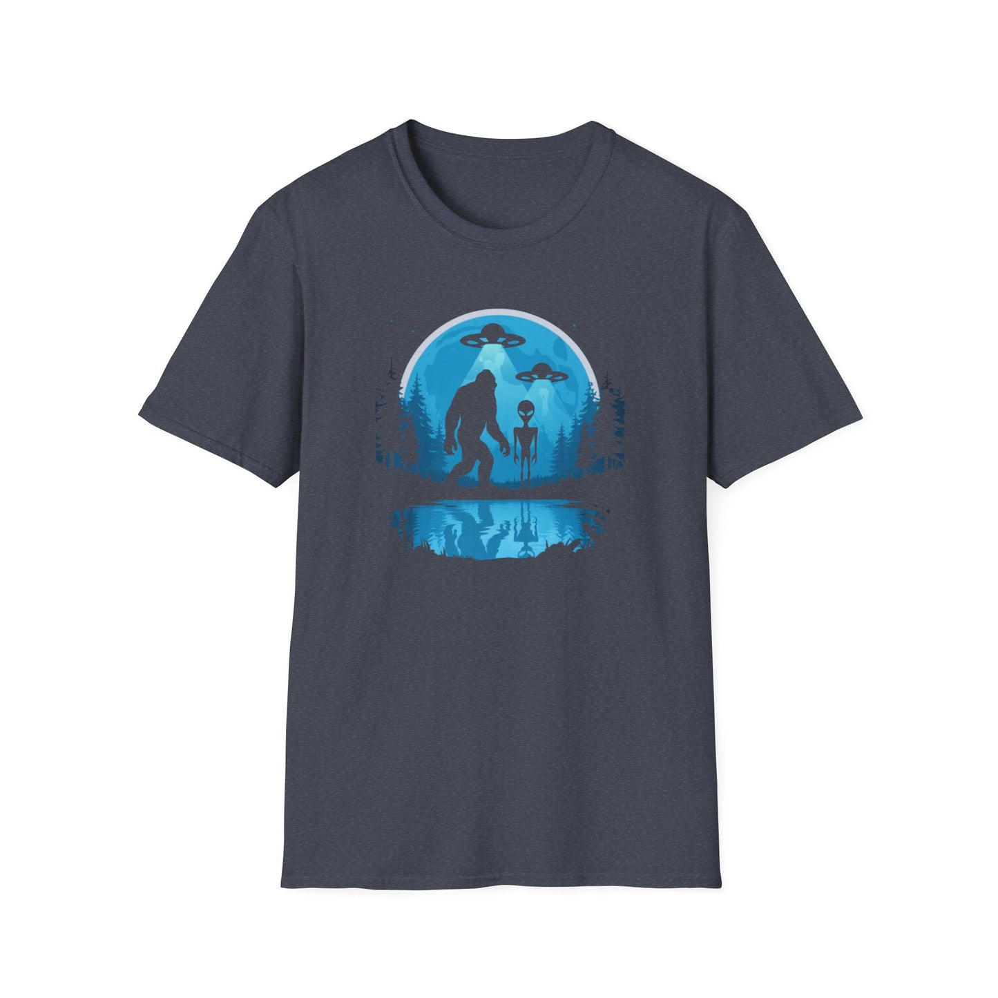 Alien Sasquatch Peace T-Shirt