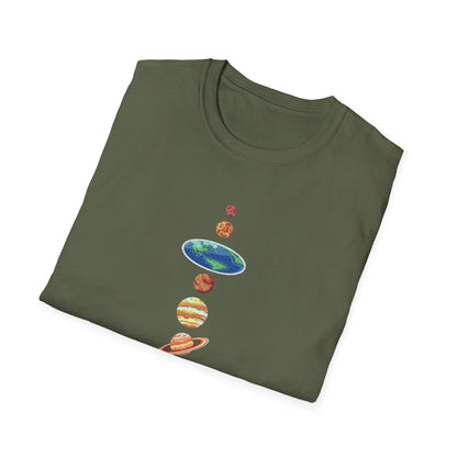 Flat Earth Solar System T-Shirt